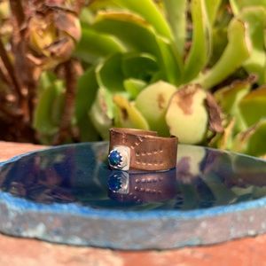 Here Comes the Sun Copper and Ethiopian Opal Ring